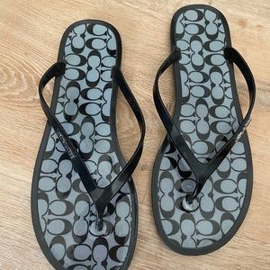 Coach flip flops